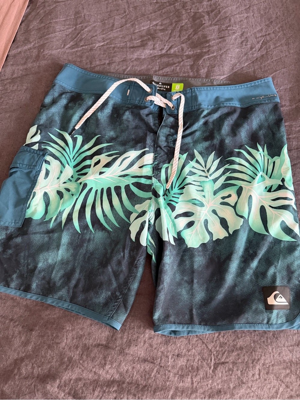 Quiksilver Blue Gray Jacket (36)